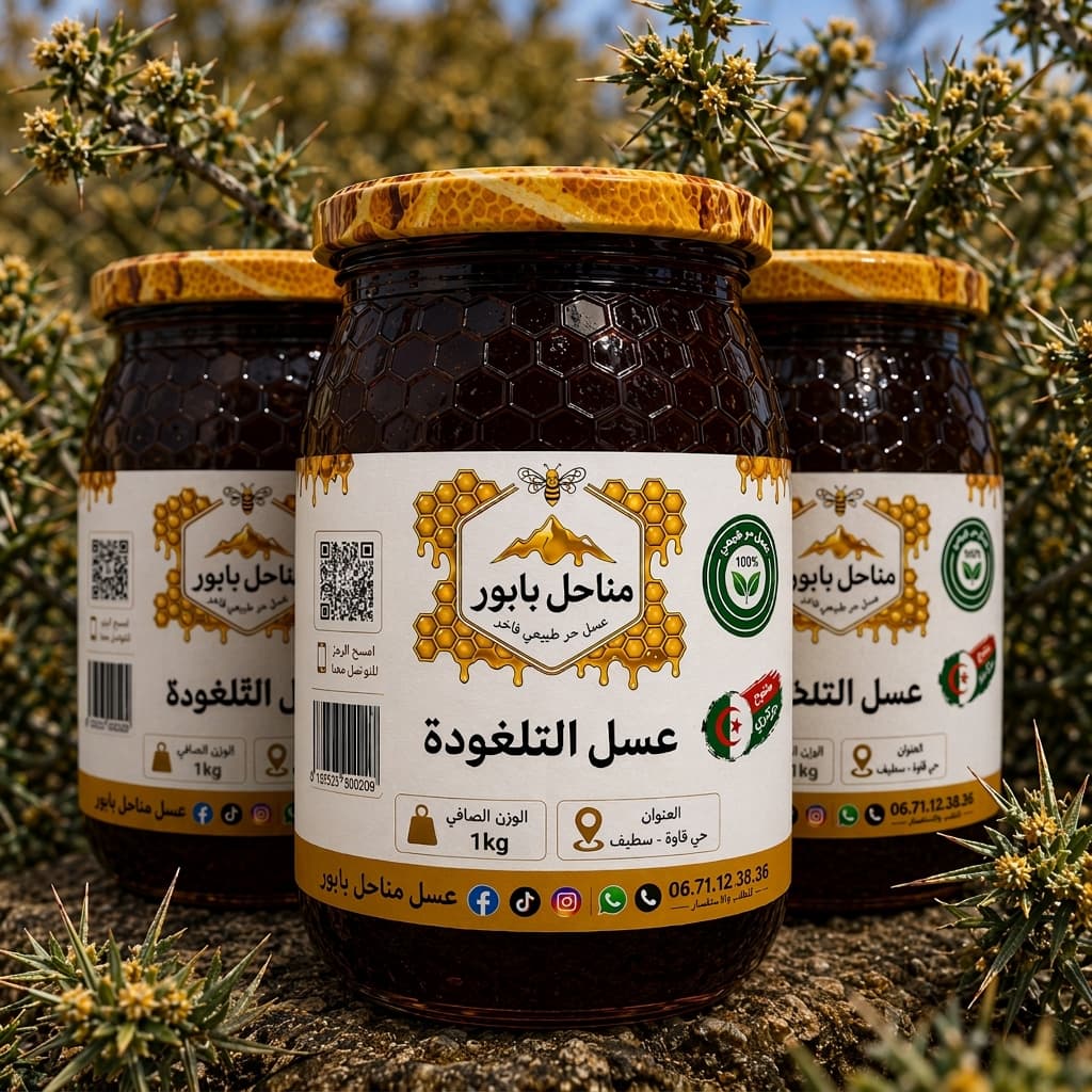 عسل التلغودة - عسل طبيعي من مناحل بابور