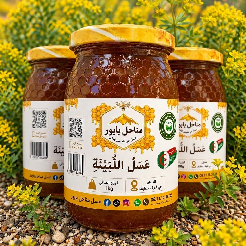 عسل اللبينة - عسل طبيعي من مناحل بابور