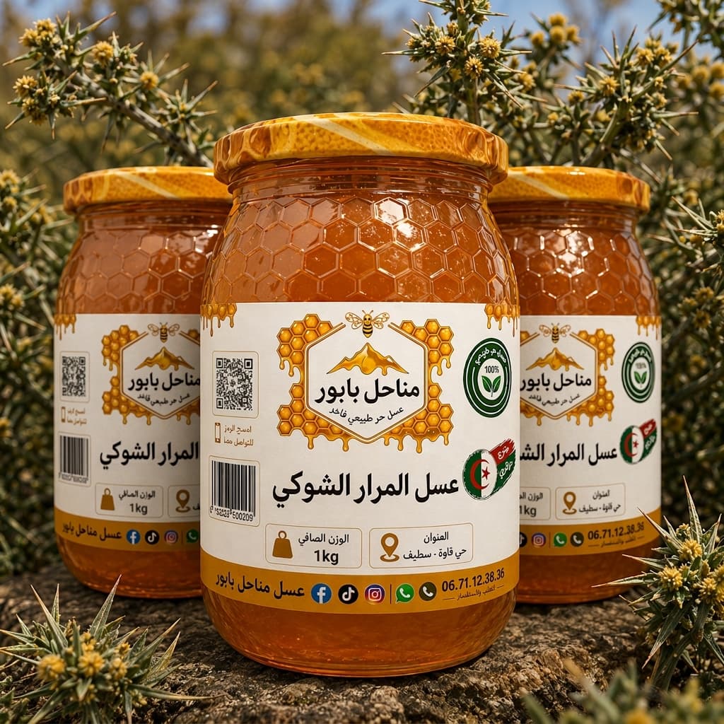 عسل المرار الشوكي - عسل طبيعي من مناحل بابور